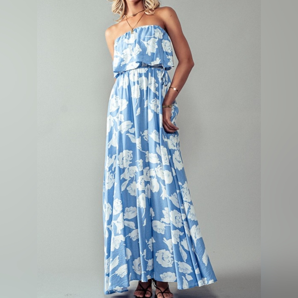 #626 🛑42 S, M, L Boho Gardenia Grace Maxi Dress - Picture 5 of 5